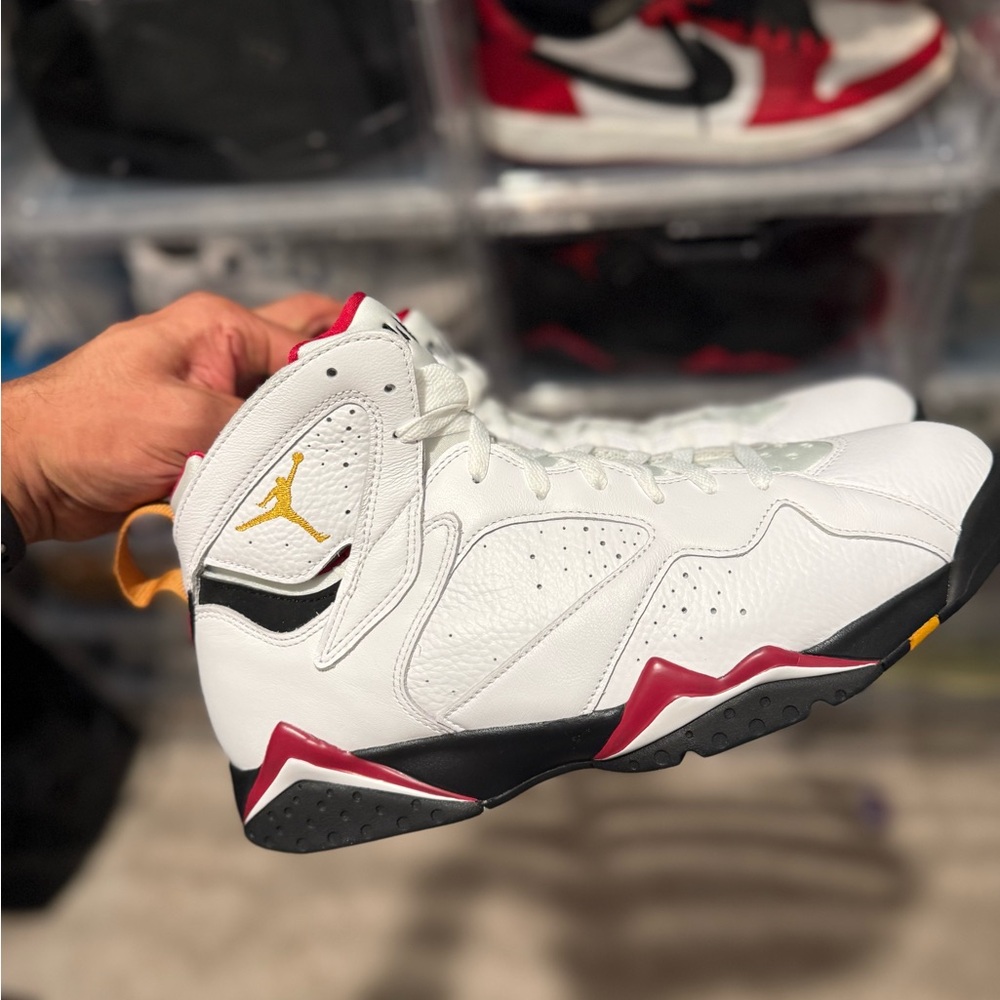 Jordan Athletic Shoes White Red Black